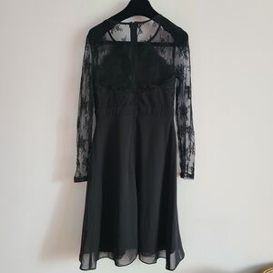 Elegant Black Lace Dress Size 2